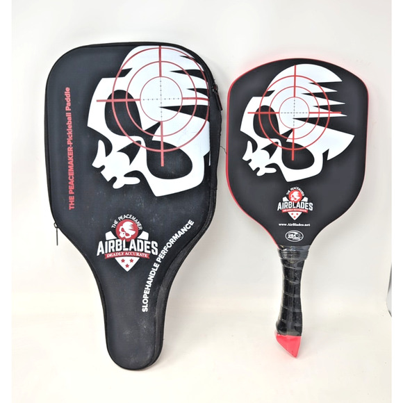 Airblades The PEACEMAKER pickleball paddle slopehandle performance with case - Picture 1 of 5